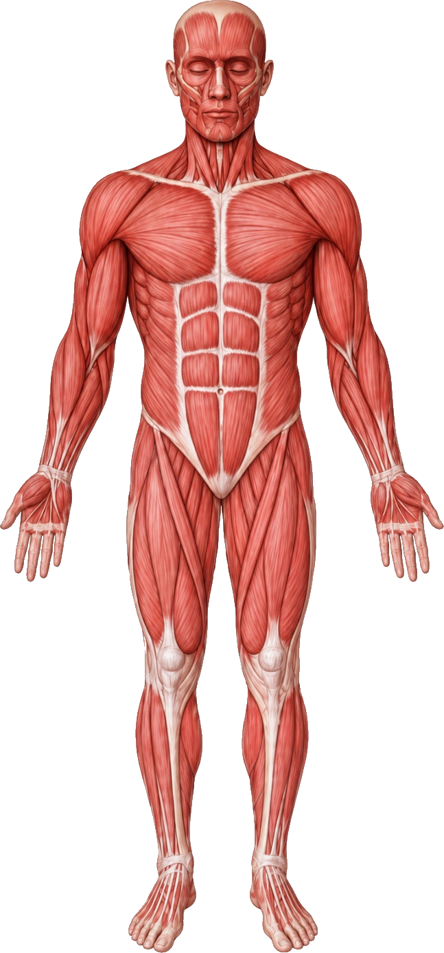 Human Muscular System Illustration